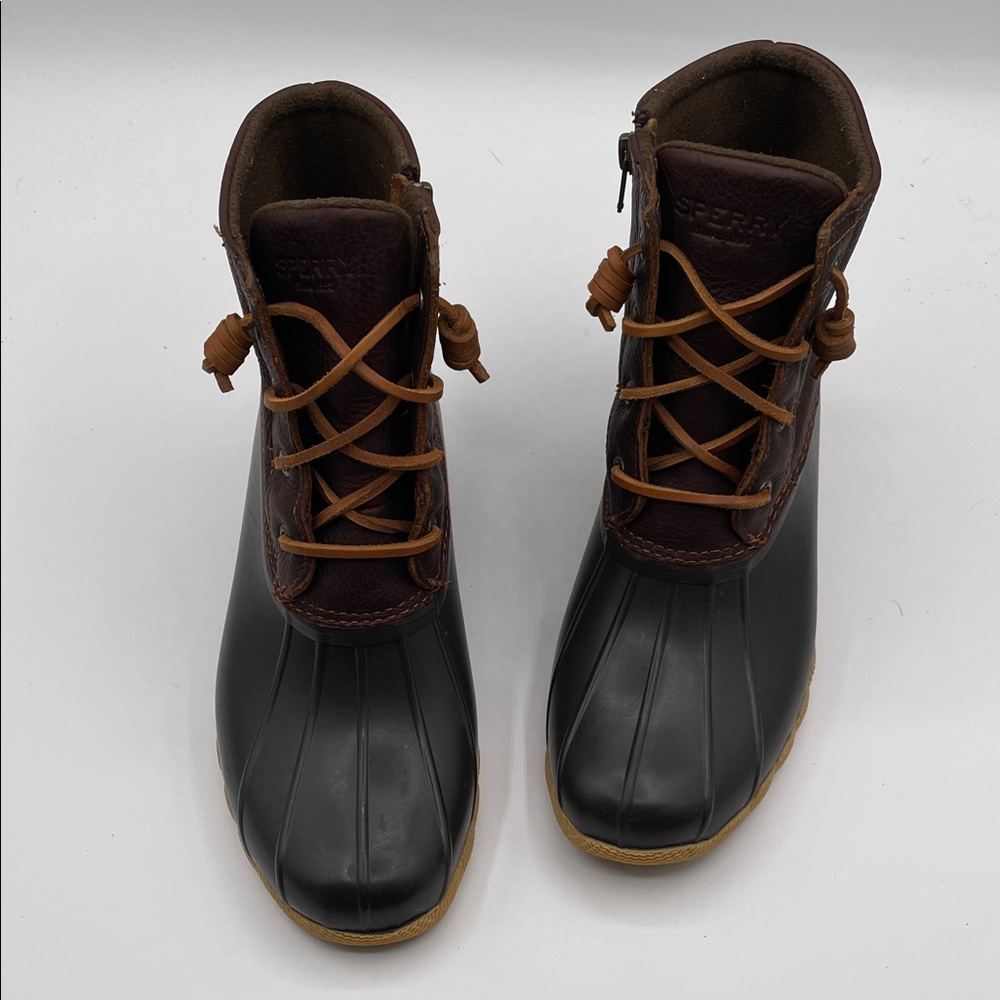 Sperry Women’s Waterproof Duck Boots Size 8 Dark Brown - Picture 16 of 16